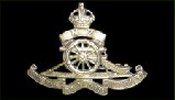 Badge of the Royal New Zealand Artillery. Motto: Quo fas et glory ducunt (Where fate and glory lead).