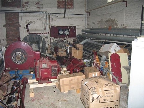 The Ruston-Hornsby gear after being dismantled